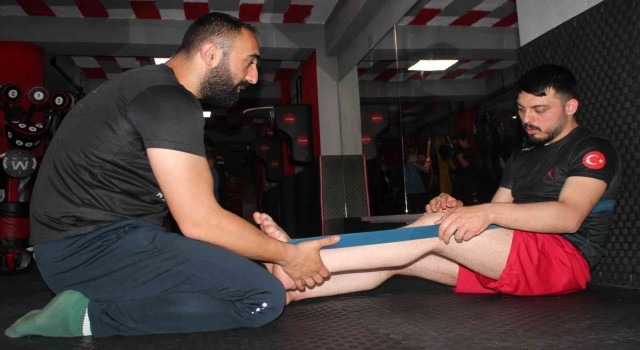 Engelini sporla aşan genç hayata tutundu