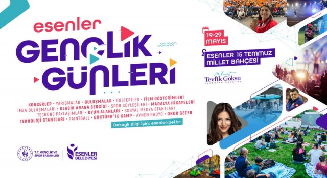 Esenlerde festival tadında gençlik günleri