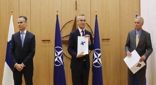 Finlandiya ve İsveç NATOya üyelik başvurusunu yaptı