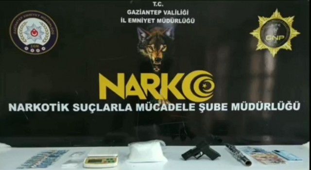 Gaziantepte 1 kilogram metamfetamin ele geçirildi