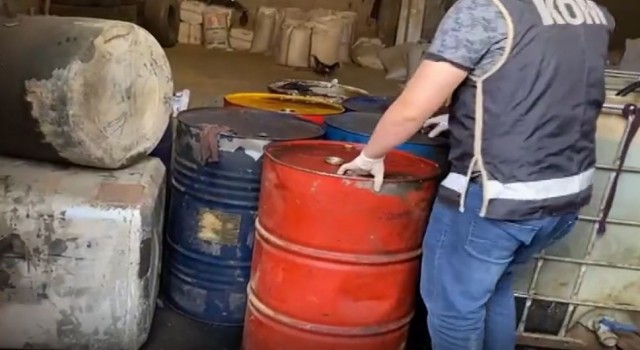 Gaziantepte 3 bin litre kaçak akaryakıt ele geçirildi