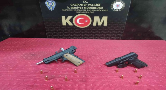 Gaziantepte silah ticareti operasyonu: 3 gözaltı