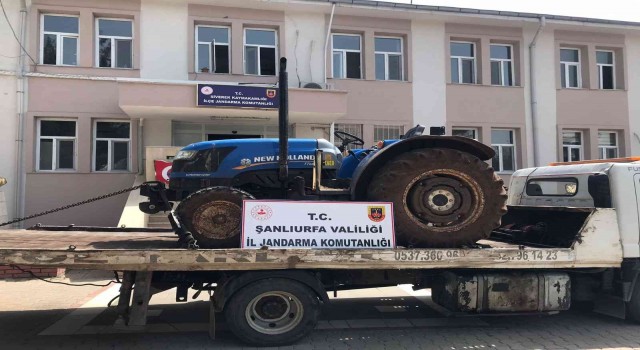 Gaziantepten çalınan traktör Şanlıurfada bulundu