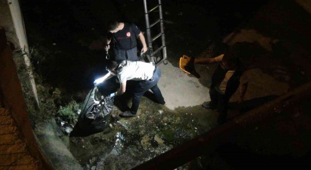 Gece yarısı ‘derede ceset var ihbarı polisi harekete geçirdi