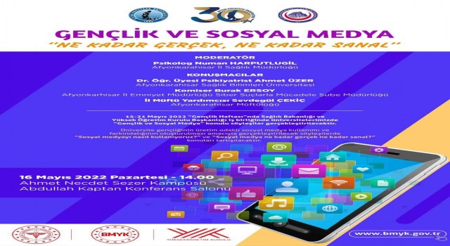 ‘Gençlik ve Sosyal Medya söyleşileri yapılacak