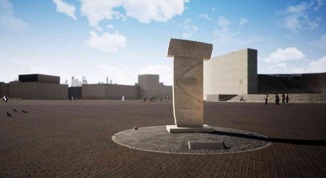 Göbeklitepenin dikili taşı Dünya Kupasında sergilenecek