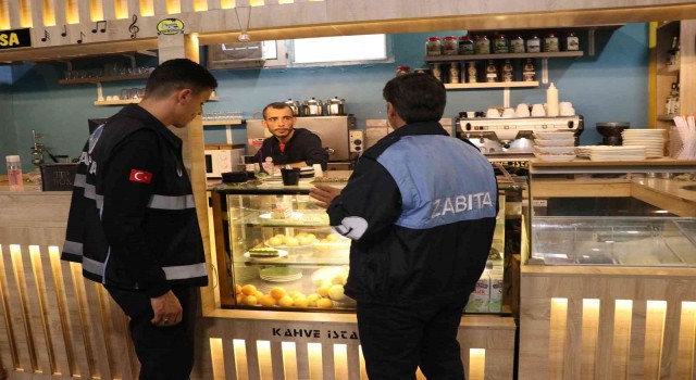 Haliliyede zabıta ekipleri bayram boyunca denetimlerini sürdürdü