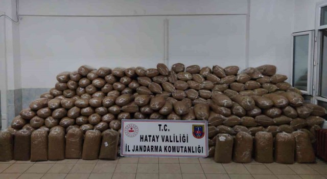 Hatayda 2 ton kaçak tütün ele geçirildi