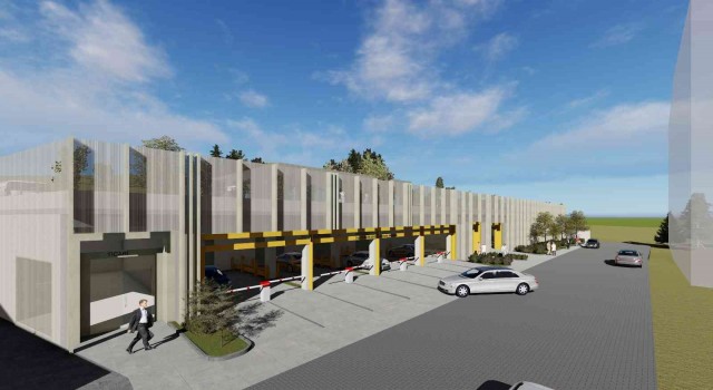 Havza Mekanik Katlı Otoparkının yüzde 80i tamam
