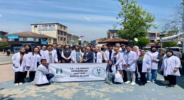 Hemşirelik Haftasında sağlık taraması yaptılar