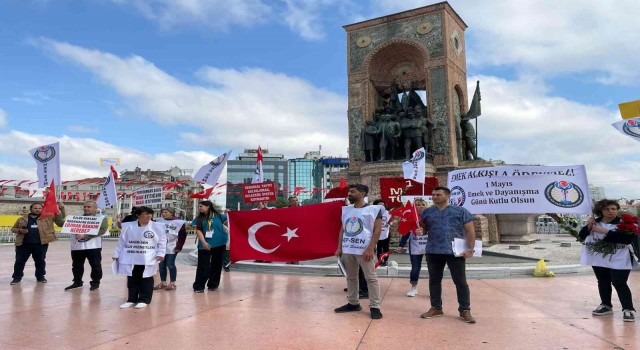 Hep-Sen ile Sahim-Sen Taksime çelenk bıraktı