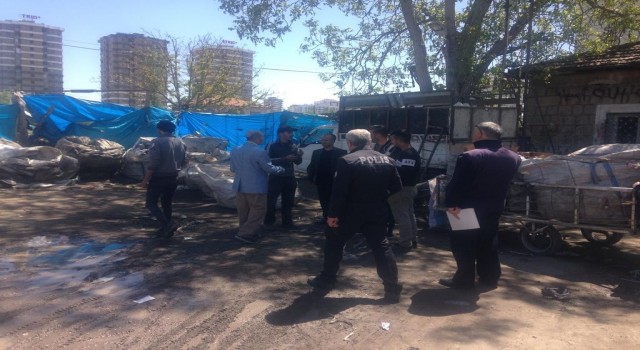 Hurdacılarda denetimler sürüyor