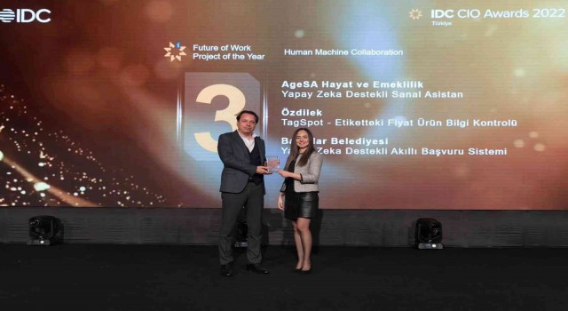 IDC Türkiye CIO 2022 Zirvesinde Bağcılar Belediyesine ödül