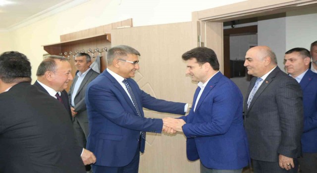İl protokolünün pandemi sonrası ilk bayramlaşması