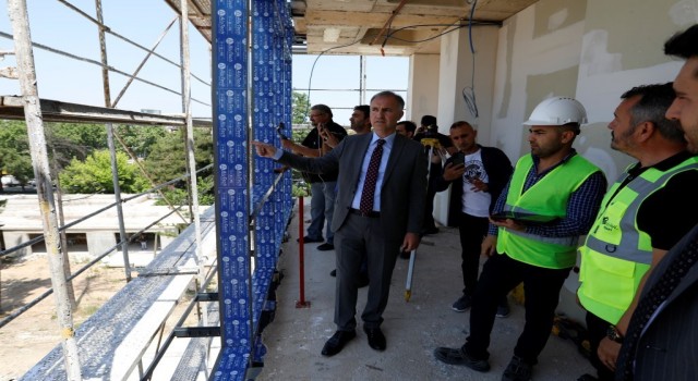 İnegölde yeni belediye hizmet binasında hedef 2022 sonu