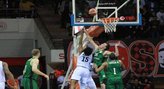 ING Basketbol Süper Ligi Play-Off: Gaziantep Basketbol: 82 - Darüşşafaka: 85