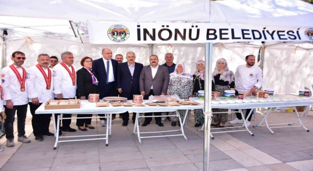 İnönünün meşhur yöresel ürünleri yoğun ilgi gördü