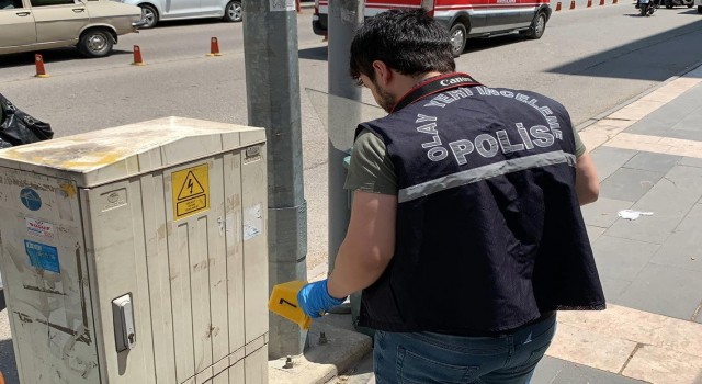 İş yerine silahla ateş açıldı