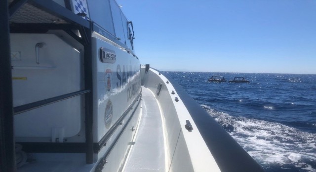 İzmir açıklarında düzensiz göçmen hareketliliği