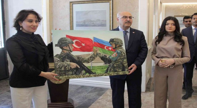İzmirde Türkiye ile Azerbaycan resim sergisi