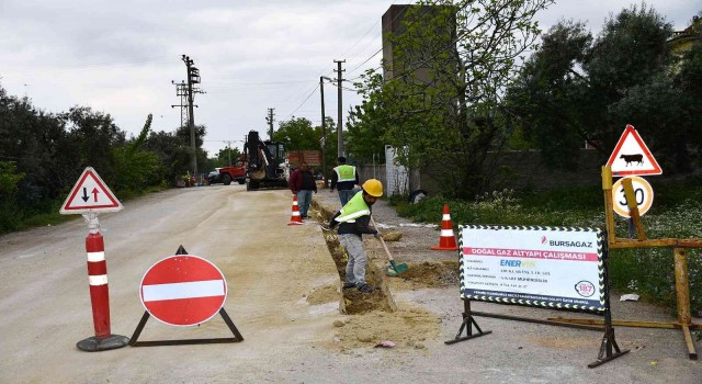 İznikin o mahallelerine de doğalgaza kavuşuyor