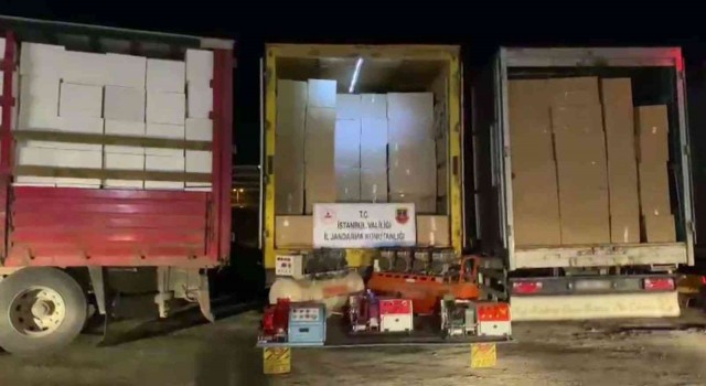 Jandarmadan kaçak sigara operasyonu
