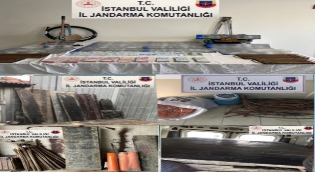 Jandarmadan sahte plaka ve hırsızlık çetelerine operasyon