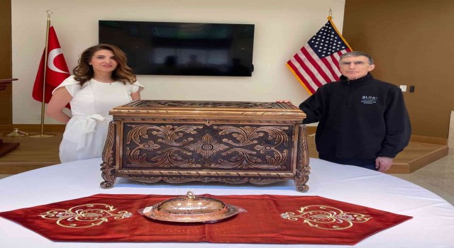 Kahramanmaraşın el sanatları Amerikada açıldı