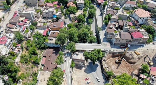 Kahramanmaraşta Yeni Kanlıdere Köprüsünde çalışmalar başladı