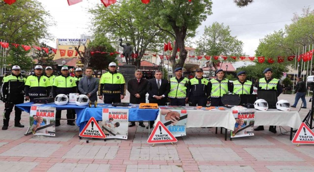 Karamanda “Yayalar için 5 adımda güvenli trafik” etkinliği