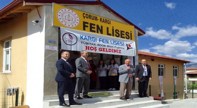 Kargı fen lisesinde bilim fuarı açıldı