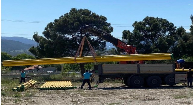 Kargıda doğalgaz çalışmaları başladı