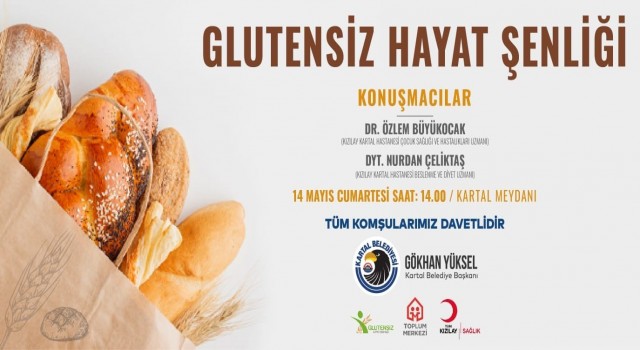 Kartal Belediyesinin ev sahipliğinde Glütensiz Hayat Şenliği yapılacak