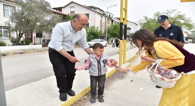 Kartepede minikler bayram etkinlikleriyle eğlendi