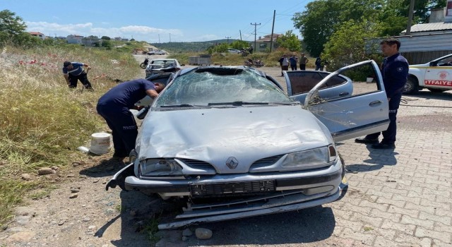 Kepsutta trafik kazası: 2 yaralı