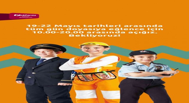 KidZania İstanbul, 19 Mayıs Atatürkü Anma, Gençlik ve Spor Bayramını kutluyor