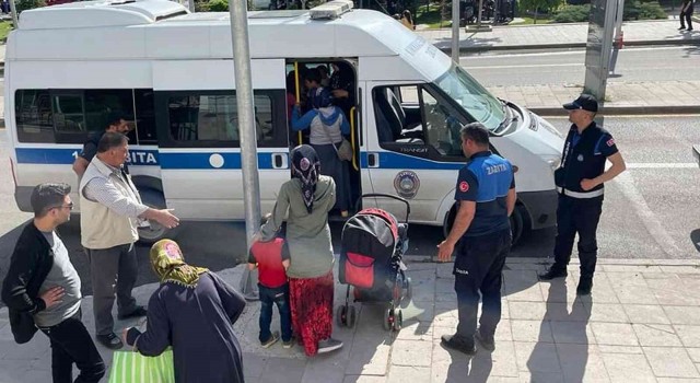 Kırıkkalede zabıtadan dilencilere yönelik operasyon