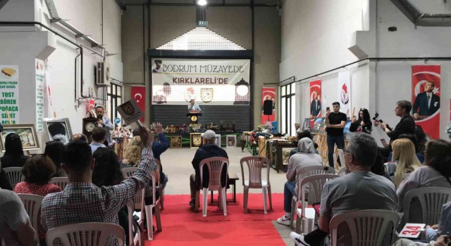 Kırklarelinde ilk kez müzayede düzenlendi