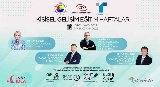 Kişisel Gelişim Eğitim Haftaları başlıyor