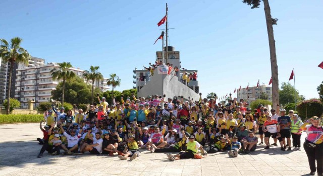 Kleopatra Bisiklet Festivalinde renkli görüntüler ortaya çıktı