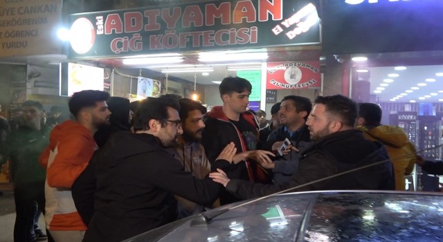 Kocaelide Trabzonsporun şampiyonluk kutlamasında gerginlik