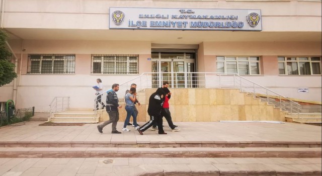 Konyada yakalanan 3 hırsızlık şüphelisi tutuklandı