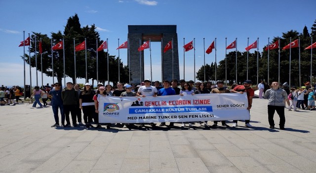 Körfezli öğrenciler Çanakkalede