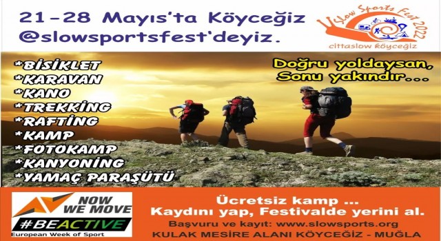 Köyceğiz Slowsports Festivaline hazırlanıyor