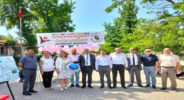 Köyceğiz Zeytinalanı Ortaokulunda bilim şenliği düzenlendi