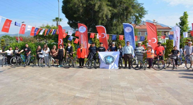 Köyceğizde bisiklet etkinliği düzenlendi