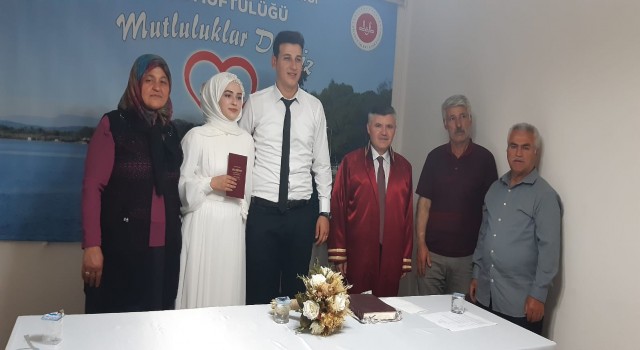Köyceğizde yenilenen nikah salonu hizmete girdi