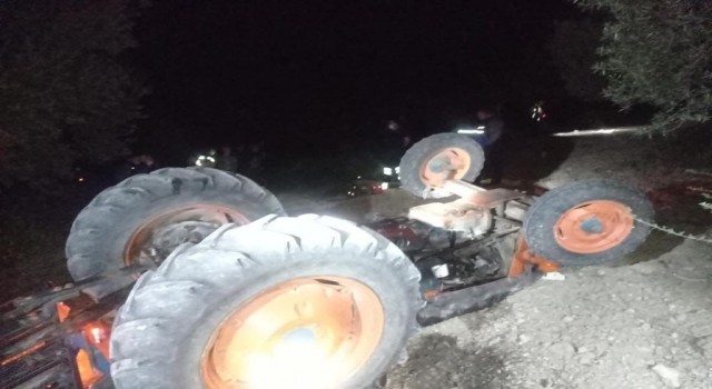 Kullandığı traktörün devrilmesi sonucu hayatını kaybetti