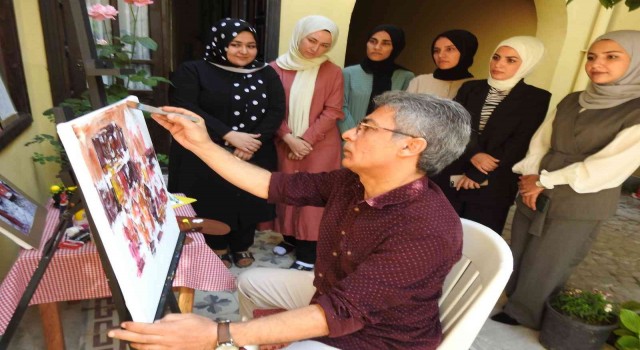 Kuran kursu öğrencilerine Workshop çalışması