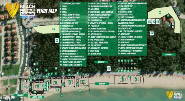 Kuşadasında plaj voleybolu için geri sayım başladı